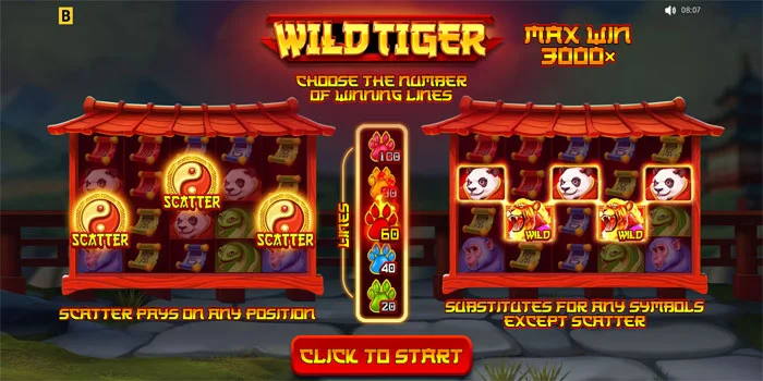 Cara-Bermain-Slot-Wild-Tiger