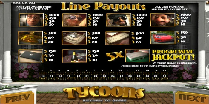 Putaran Bonus Slot Tycoons