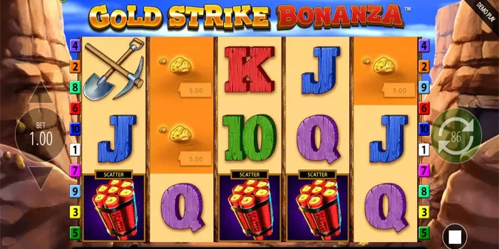 Bonus & Fitur Slot Gold Strike Bonanza